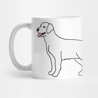 White Labrador Mug